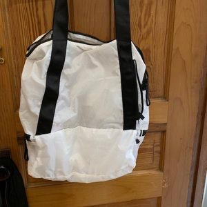 Lululemon White Packable Tote